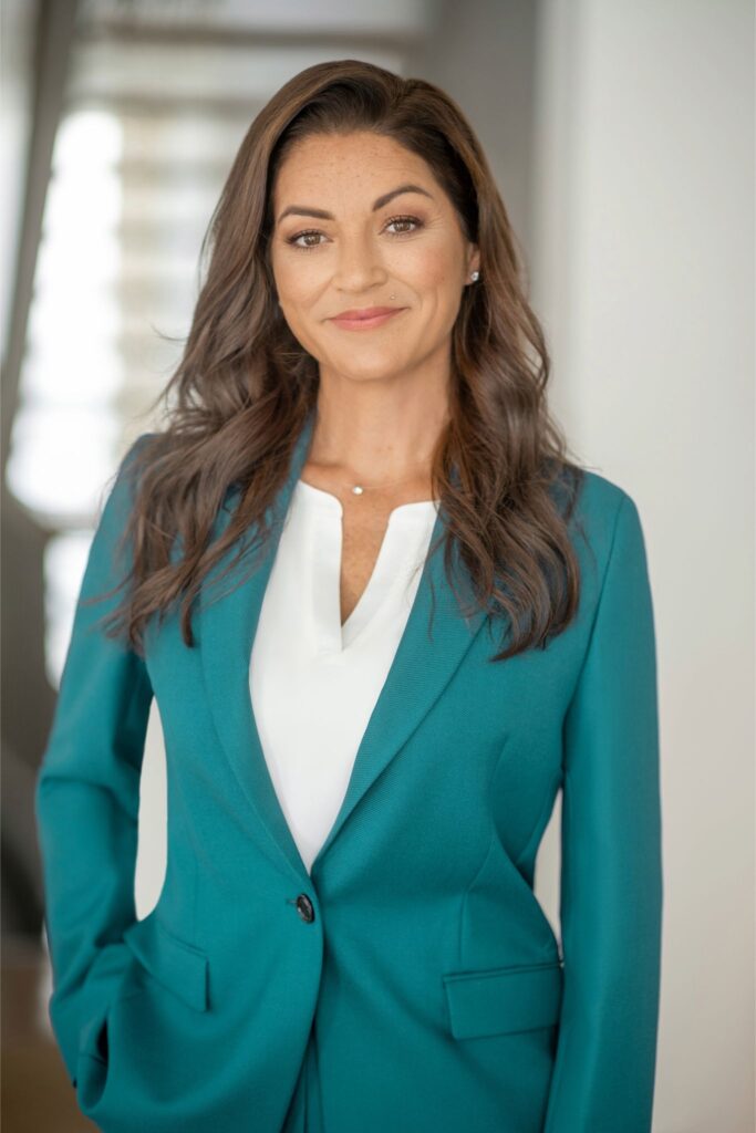 Sabrina Mueller Green Jacket